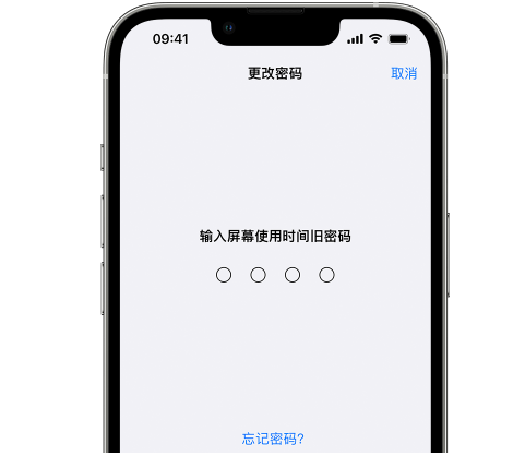 宜阳iPhone屏幕维修分享iPhone屏幕使用时间密码忘记了怎么办 