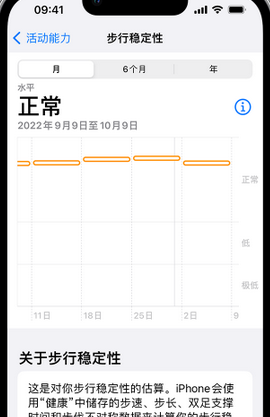 宜阳iPhone手机维修如何在iPhone开启'步行稳定性通知'