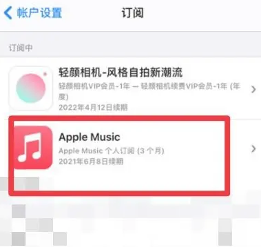 宜阳apple维修店分享Apple Music怎么取消自动收费 