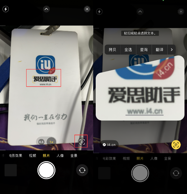 宜阳苹果手机维修分享升级iOS 16后如何通过相机翻译文本 